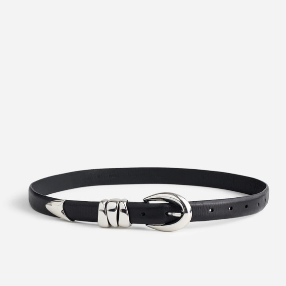 Madewell Accessories - Madewell Triple Metal Keeper Belt Small